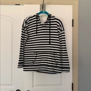 Forever 21 Black and White Hoodie